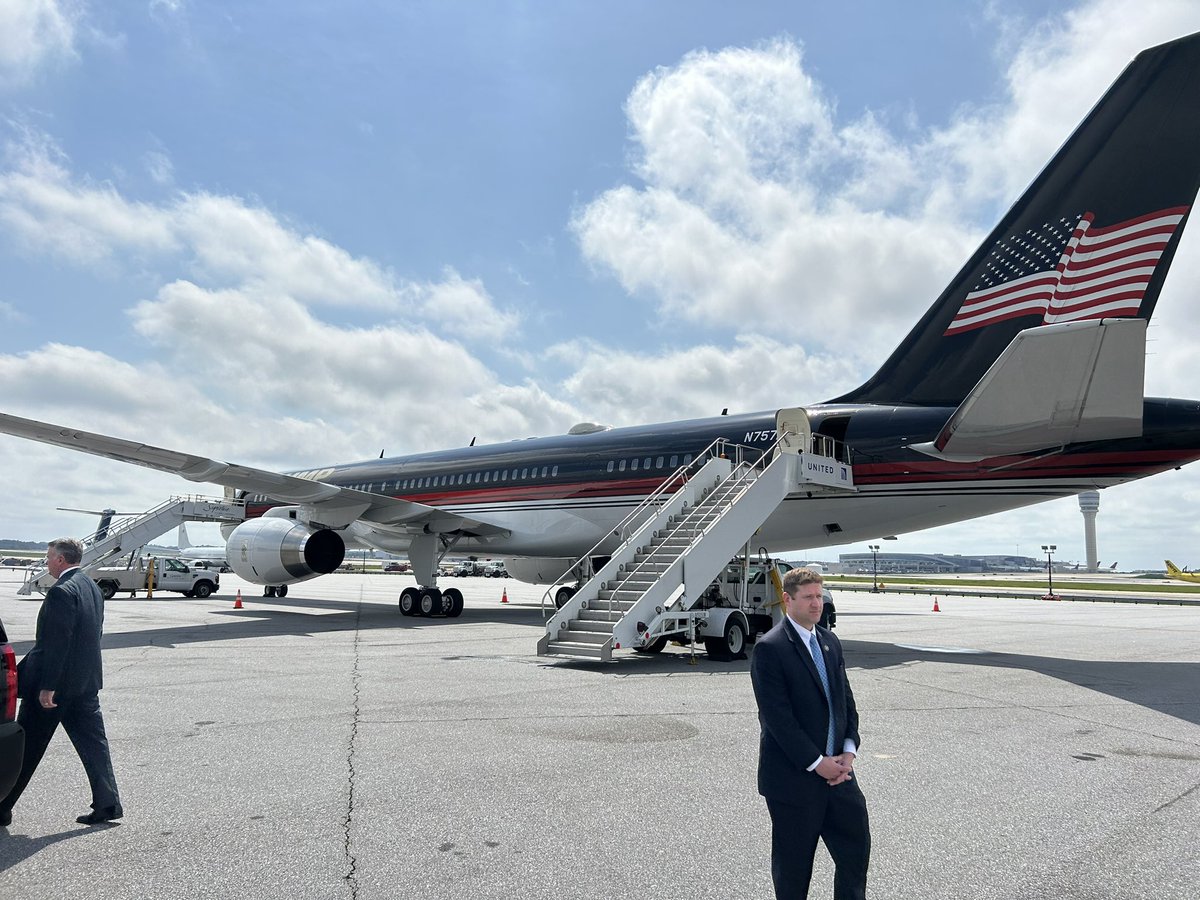 An awesome day traveling with President Trump - another $15 million raised, great crowds and Chick-fil-A! Georgia is definitely Trump Country!