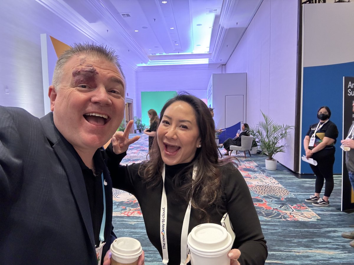 Great to get time with @rhoshimi at #googlecloudnext