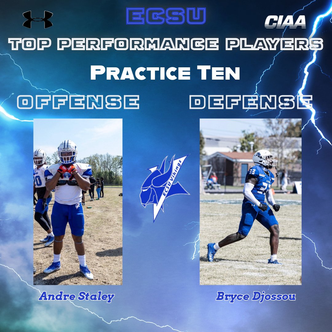 Getting near the end of a great spring ball season. Practice 10 Top Performance Players! 
#OnTheRise #VikingPride3x #Springball2024