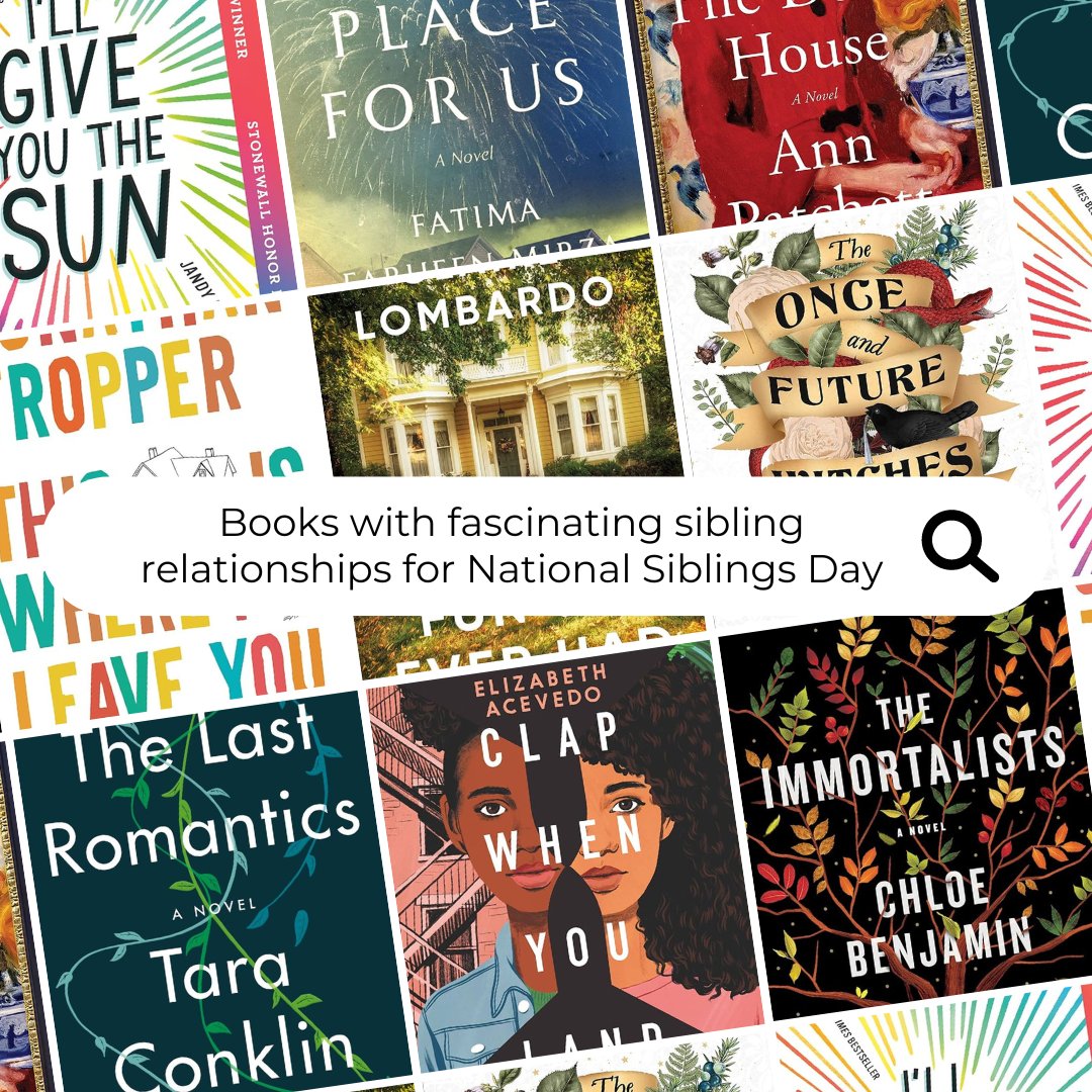 Happy National Sibling Day! Check out our latest blog post that features fascinating siblings: @fatimafmirza, @Jtropper, @acevedowrites, @ClaireLombardo, @jandynelson, @TEConklin, @chloekbenjamin Full blog post here: bit.ly/4aISmln