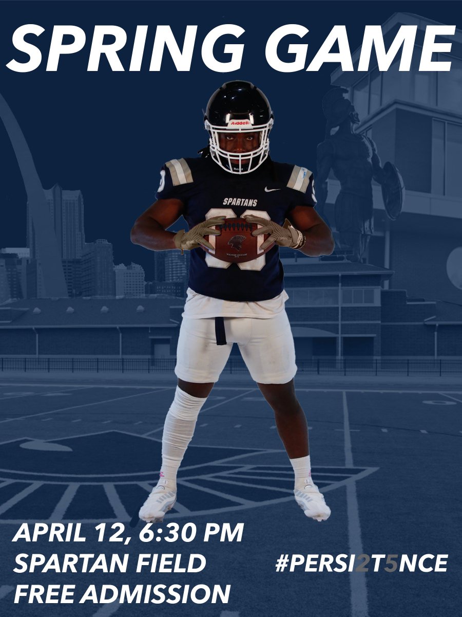 Join us for the annual spring game, Blue vs White scrimmage. This Friday, April 12 at 6:30 pm. Free admission. Watch the final scrimmage of spring practice. @MBUAthletics @MoBaptistU