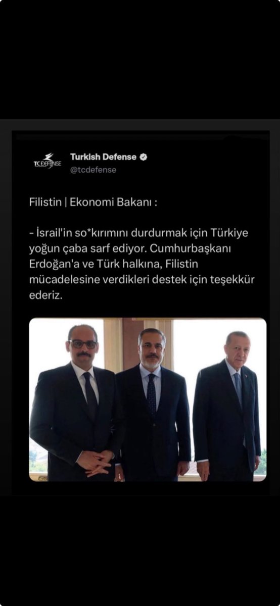 Bu Burda Dursun iftiralarınız Anca Sizi Bağlar Yalancı Tayfa Cunhurbaşkanımız Her zaman Filistine hep yardım etti