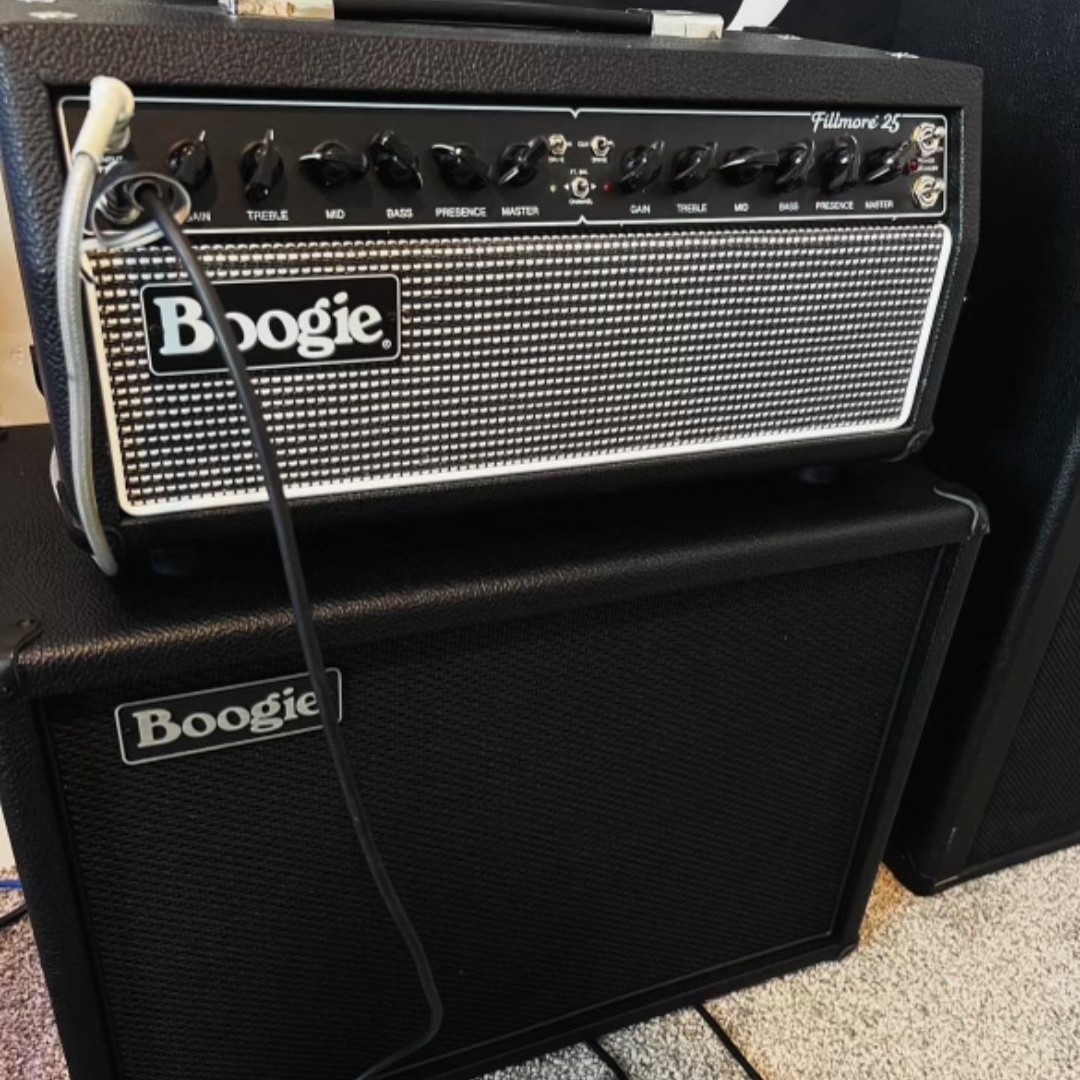 It's #newgearday at @jamynezzmusic's house! Jonathan's added a Boogie 23 Cab for his Fillmore 25 rig and we're pumped to hear what he creates with this awesome pair! Share your video with #LetsMesaBoogie for a chance to be featured next. #MesaEngineering #MesaBoogie