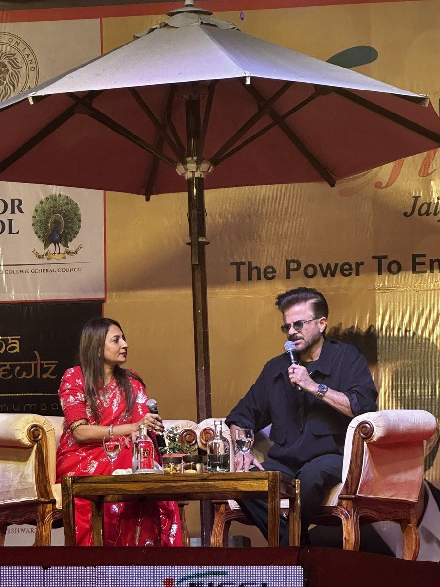 An incredible moment with the timeless legend @AnilKapoor 🌟 His charm knows no bounds and his energy is infectious.  Honored to meet and share a few laughs with this powerhouse of talent. Thank you Raghushree Poddar and @ficciflojaipur