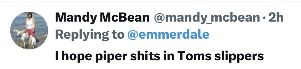 This message today on the @emmerdale Fanpage made me laugh my head off😂😂😂😂😂😂😂 so simple-and so hilarious 👏🏼👏🏼👏🏼👏🏼👏🏼 #Emmerdale CONGRATULATIONS to @mandy_mcbean you have won my “FAVOURITE TWEET OF THE WEEK” 👏🏼👏🏼👏🏼👏🏼👏🏼 or if you are modern “FAVOURITE X OF THE WEEK”