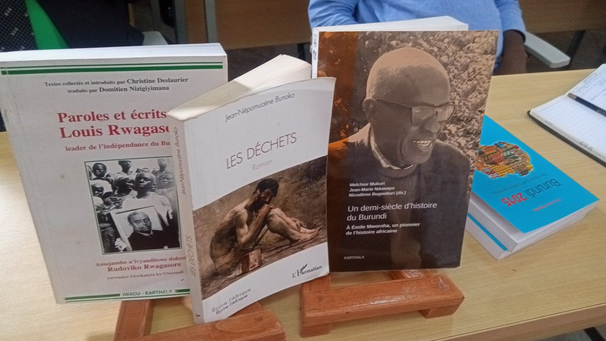 Journée Mondiale du Livre. Des Burundais écrivent. Nous devons les encourager.<a href="/franceauburundi/">🇫🇷🇪🇺 La France au Burundi 🇧🇮</a> <a href="/BelgiumInBuja/">Belgium in Burundi</a> <a href="/GAbayeho/">Gervais Abayeho</a> <a href="/NtareHouse/">Ntare Rushatsi House</a>