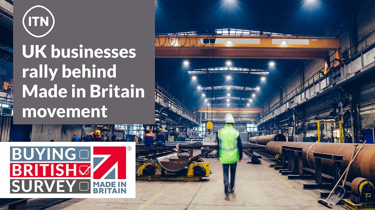 ITN Business has cited Made in Britain's Buying British Survey, quoting the headline figure that 6 in 10 businesses now prefer to purchase products made within the UK which. Read more: bit.ly/4aLhQ1x