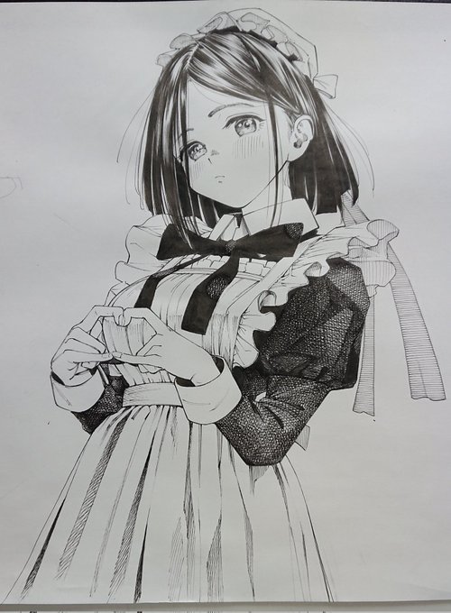 蔑みショートカットメイド画集収録作品です。 