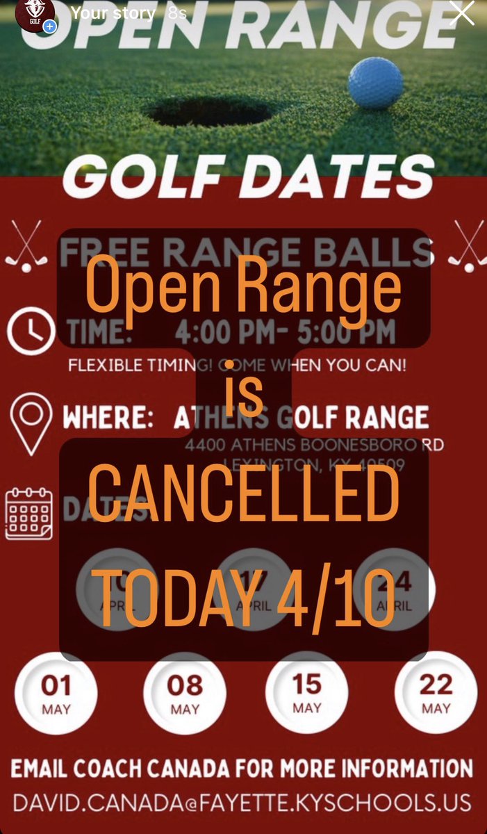 Hopefully we’ll have some ☀️ next week! <a href="/TCDORES1/">Tates Creek Athletics</a>