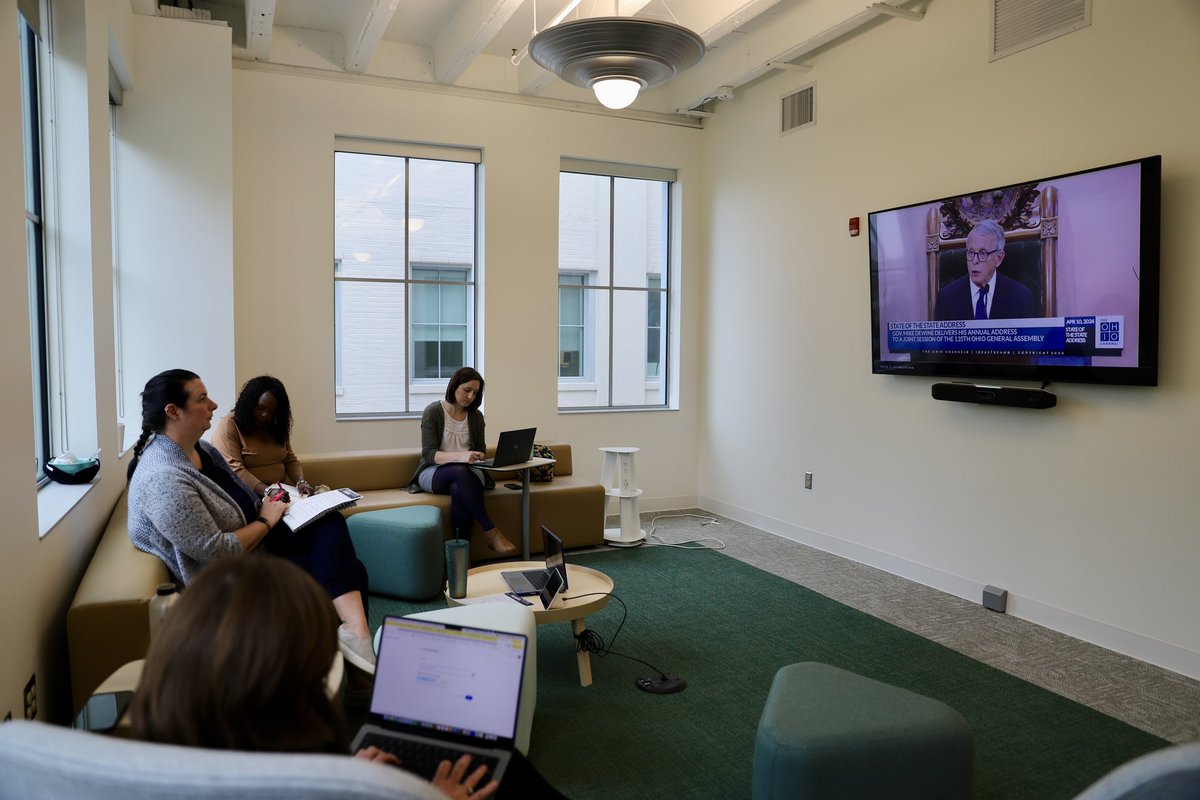 Who’s watching @GovMikeDeWine’s #OhioSOTS24 address? 📺 A few of our team members are having a bingo watch-party! We’re thrilled to see #OHKidsWin 🫶