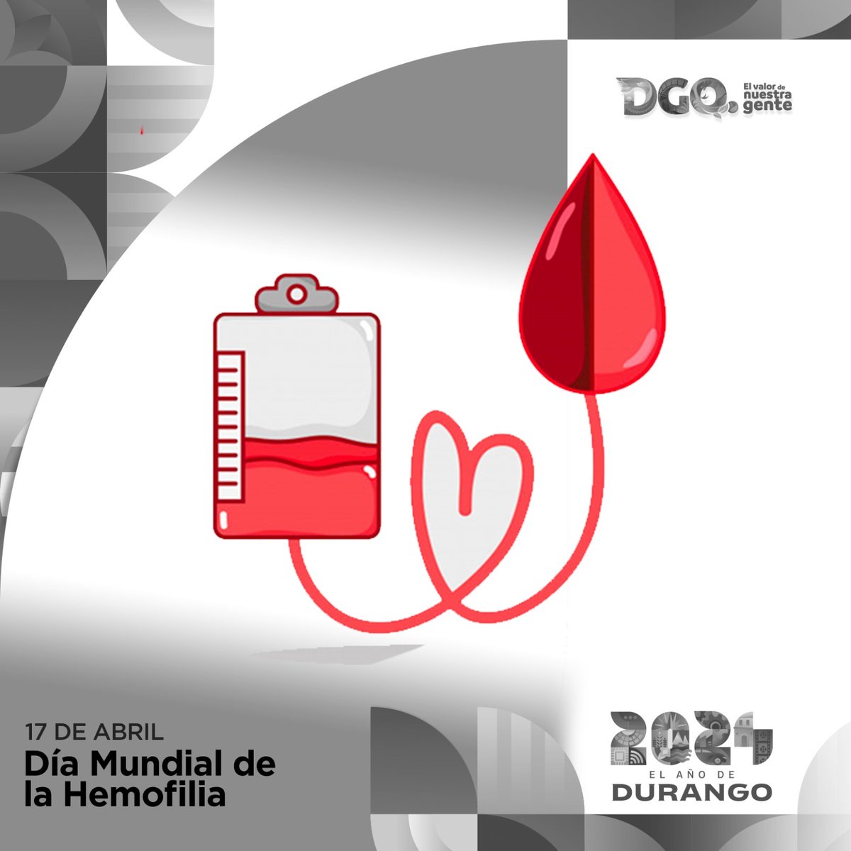 #SabiasQué la hemofilia es una enfermedad hereditaria que afecta la coagulación? Esto puede ocasionar hemorragias espontáneas, después de una operación o de una lesión. Es un trastorno poco frecuente; se estima que 1 de cada 10 mil personas nace con él.🩸