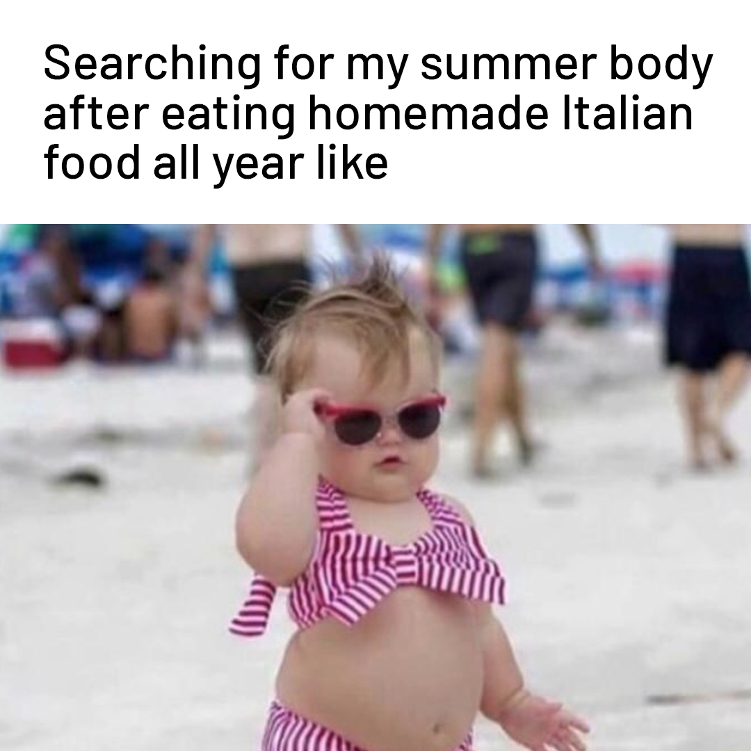 Sons_of_Italy's tweet image. Mamma mia... who can relate? ✋🤣 

Beach season here we come. 🏖️☀️ 

#italiansummer #beach #summer