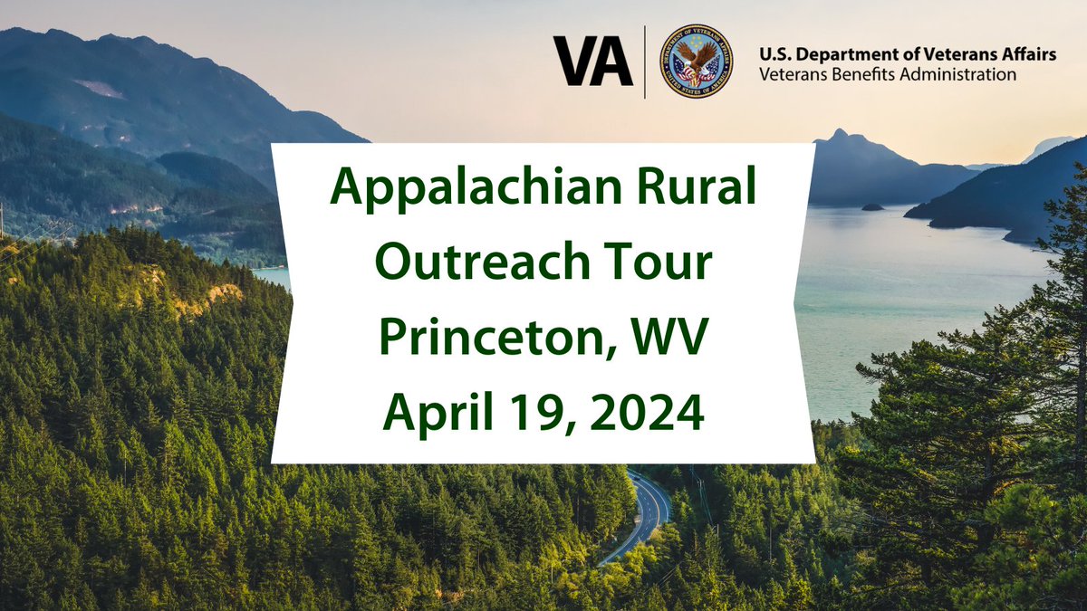 On April 19, we invite Veterans, dependents, & survivors to attend our event at 500 Mercer Street in Princeton, WV. Get help with benefit questions & file claims. You can also speak with a member of a Veteran Service Organization. More info: va.gov/outreach-and-e…