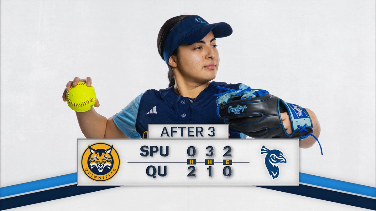 We hold a two-run lead through three! #BobcatNation x #NCAASB