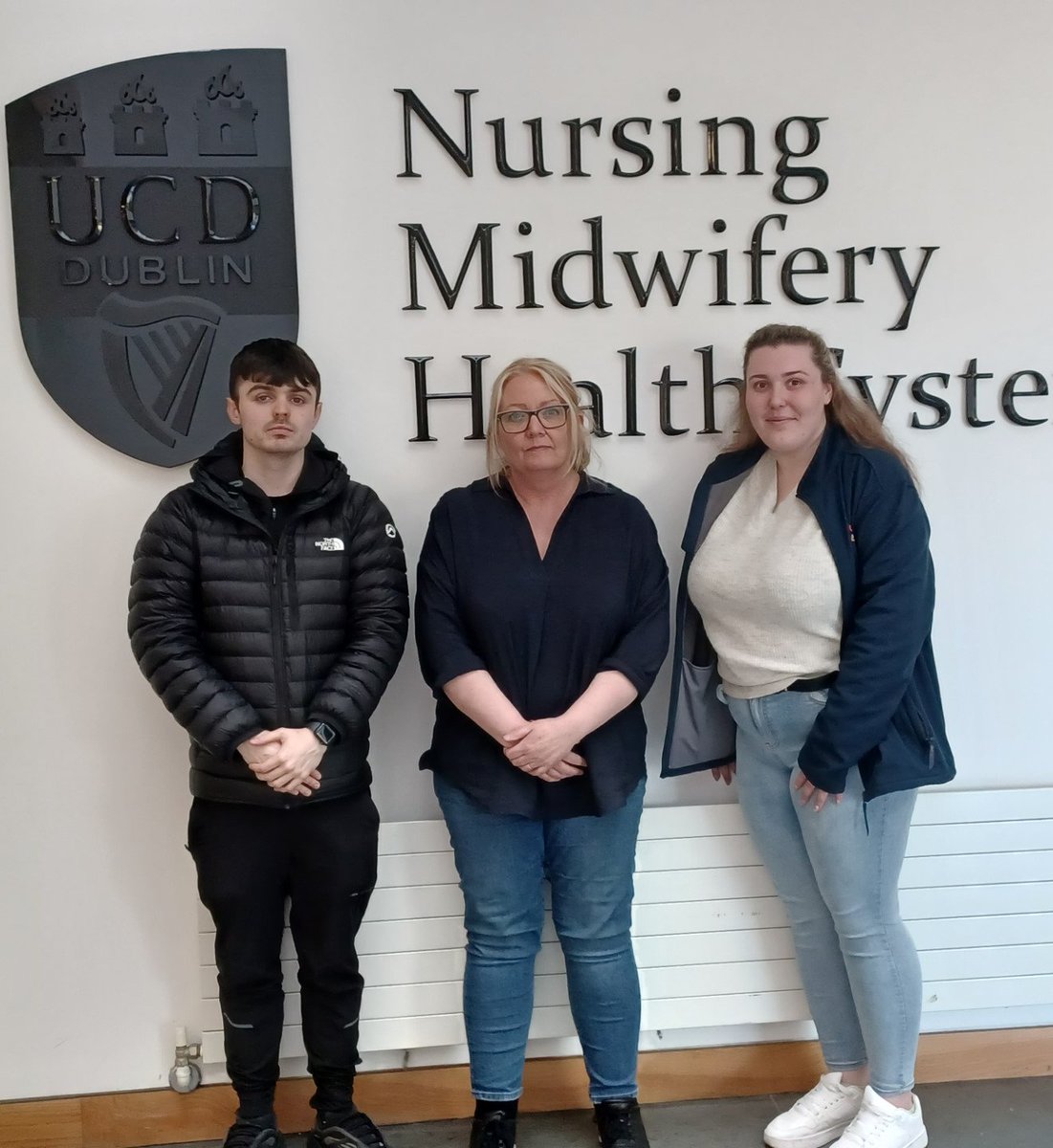 Two of our Lived Experience Ambassadors spoke about their experience of homelessness to students @ucddublin @UCDMidwifery yesterday. James & Kelie picutured here with Kate Frazer (centre) Associate Professor @UCDMidwifery Tomorrow they'll be in Brussels to attend the... 1/2