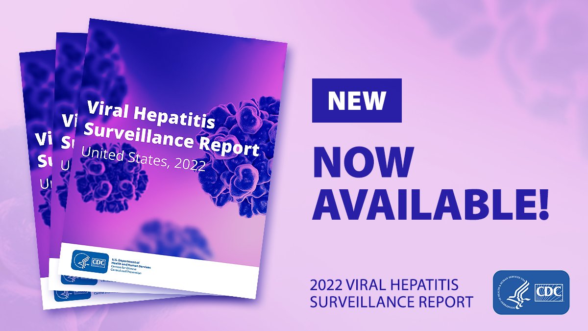 Last week, @CDCgov released the 2022 Viral #Hepatitis Surveillance Report. See what’s changed and explore recent trends in #ViralHepatitis: bit.ly/4aoLUAf