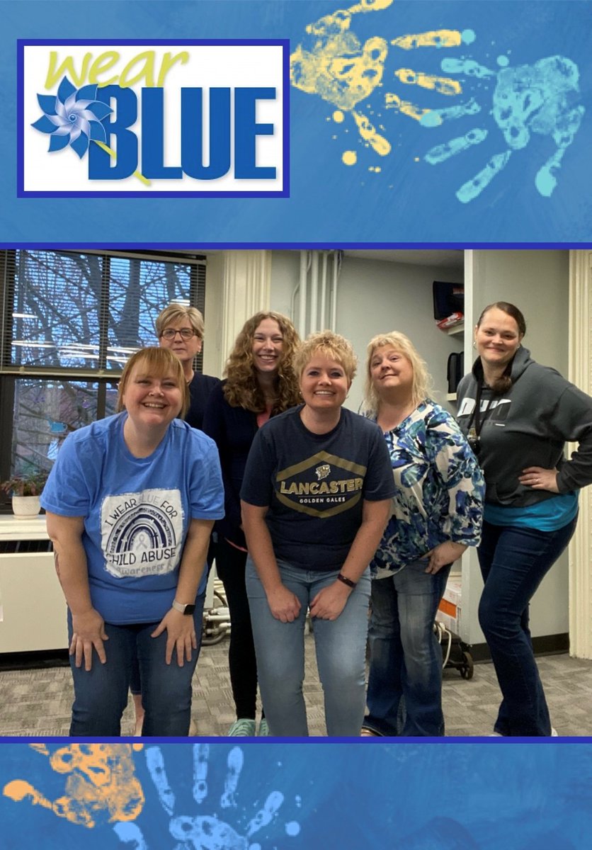 The Auditor's Office wore blue today to help us prevent child abuse by promoting awareness! #wearblue4kids #ChildAbusePreventionMonth #ohiowearsblue2024