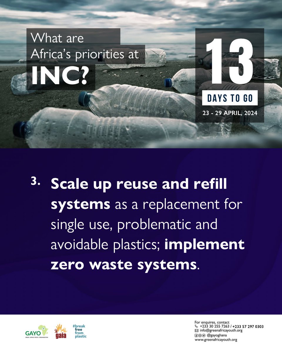 Scaling up #reuse and refill systems replaces single-use #plastics, curbing #pollution. Encouraging reusable containers fosters sustainable habits, mitigating environmental harm and promoting resourcefulness for a healthier #planet. #BreakFreeFromPlastic #PlasticsTreaty #INC4