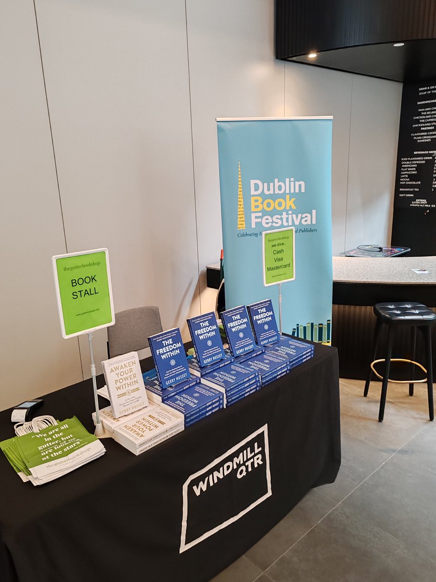 Tonight we are at Windmill Quarter for @DublinBookFest #DBFSpotlight event with @gerryhussey, starting at 6pm! #GutterOutAndAbout