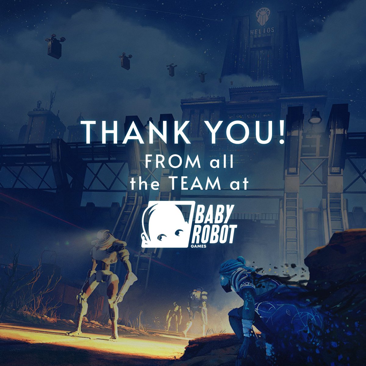 From all the team at Baby Robot Games, thank you so much for your support throughout these 5 years. To the community, everyone involved in the project somehow, our friends and families. With its ups and downs, this has been an incredible journey! We hope you enjoy the game 💙