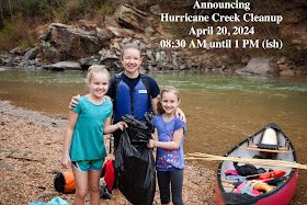 'The Friends of Hurricane Creek have been putting on this cleanup for 32 years consecutivly. It is the longest running public cleanup in Alabama and this year [8:30 to 1 Saturday April 20] is going to be another winner.' -John Wathen, Hurricane Creekkeeper yourcreekkeeper.blogspot.com/2024/04/hurric…