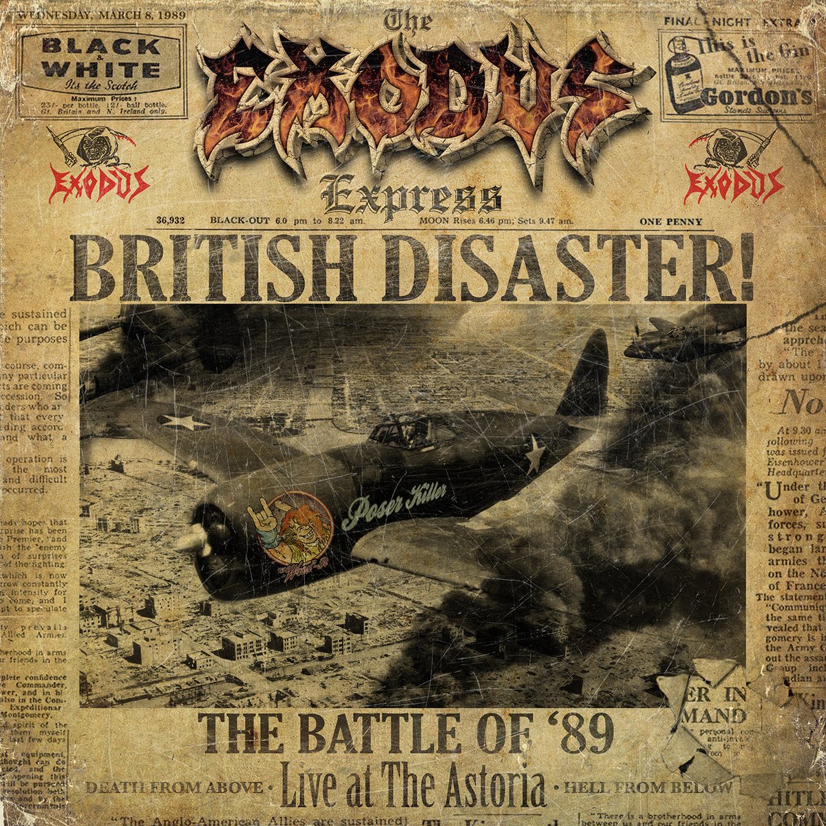 Exodus ANNOUNCE LIVE ALBUM BRITISH DISASTER: THE BATTLE OF '89 (LIVE AT THE ASTORIA) Recorded on the 8th of March in 1989 at The Astoria in London, fans witnessed a night that went down in history and became legendary among EXODUS and thrash metal fans worldwide. The band had…