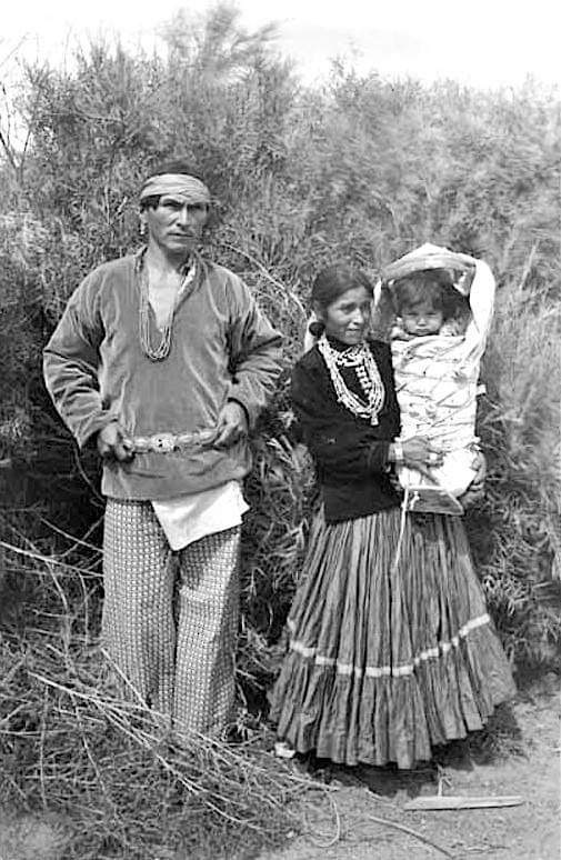 Navajo family. 1935. New Mexico. Photo by T. Harmon Parkhurst. Source - Palace of the Governors Archives.