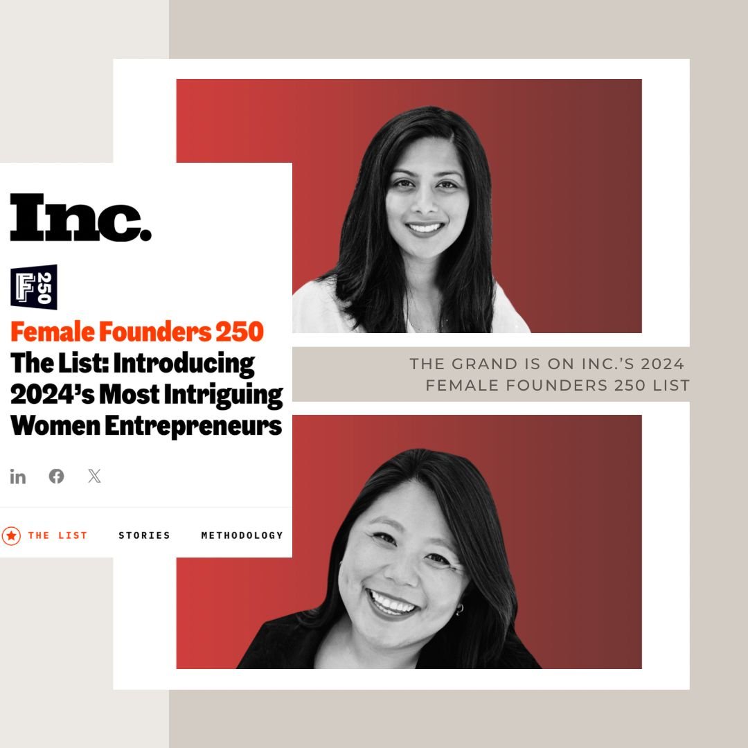 🎉 Congrats to @heyreiwang and @ahossain24 of @TheGrandWorld (port co) on making @Inc's Female Founders 250 list: 2024’s Most Intriguing Women Entrepreneurs. inc.com/female-founders