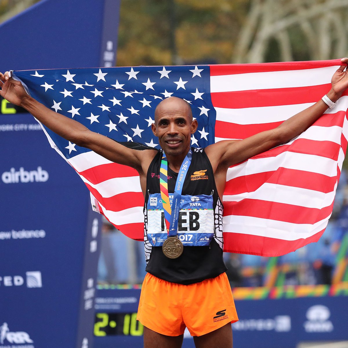 Olympic medalist Meb Keflezighi joins me on my show today at 9:40am. @runmeb