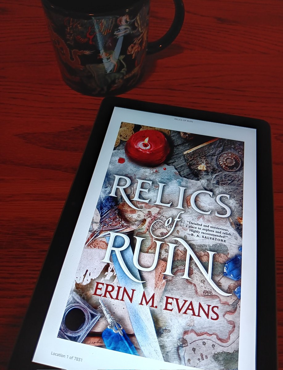 Here are my thoughts on Relics and Ruin. 'Astounding, a worthy continuation to what is amping up to be a new favorite series.' Link: ⬇️ wittyandsarcasticbookclub.home.blog/2024/04/10/rel… Thank you to @orbitbooks and @angieeman! #bookblogger