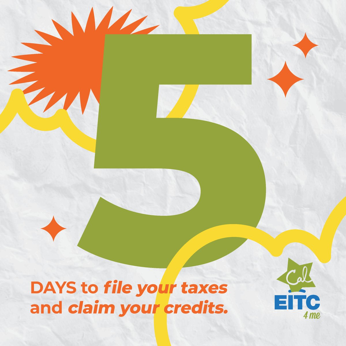There's still time to file your taxes and claim your credits! Visit caleitc.org for information on tax credits, a calculator to estimate what you might be able to claim and more!