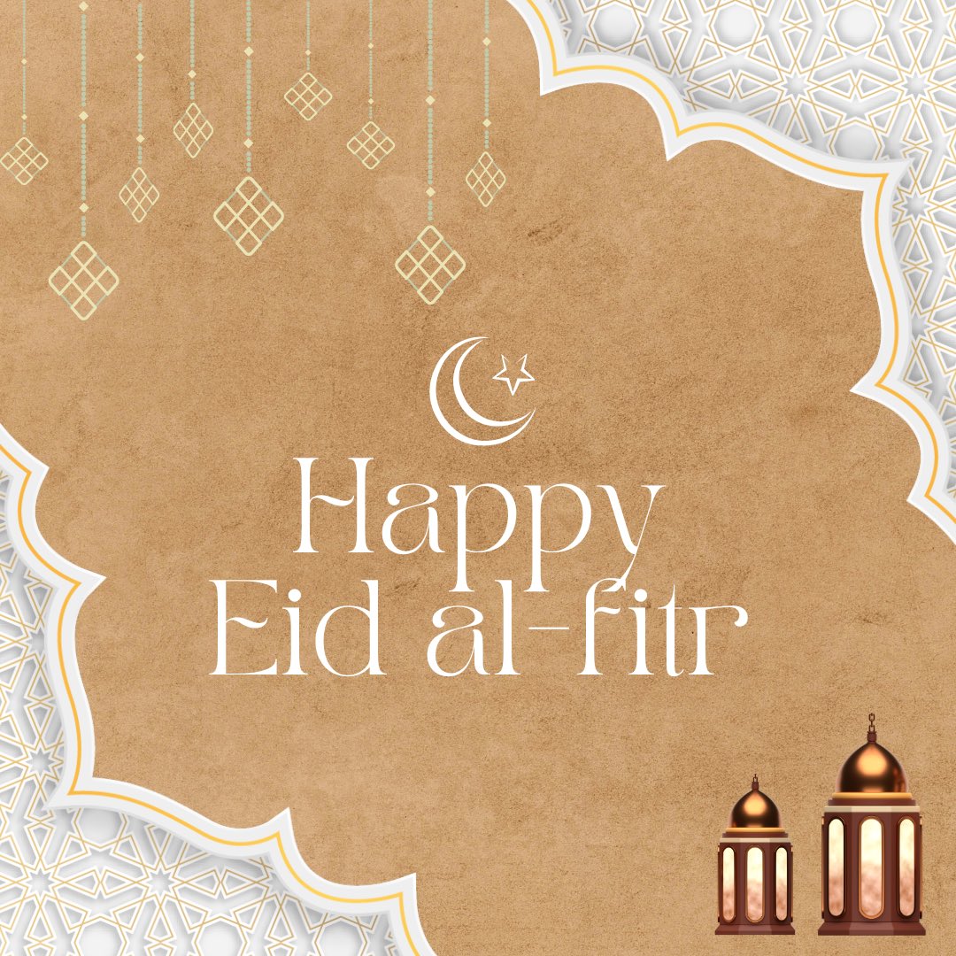 Wishing all those celebrating a joyous Eid al-Fitr! May this special day bring peace and happiness to you and your loved ones. #EidMubarak