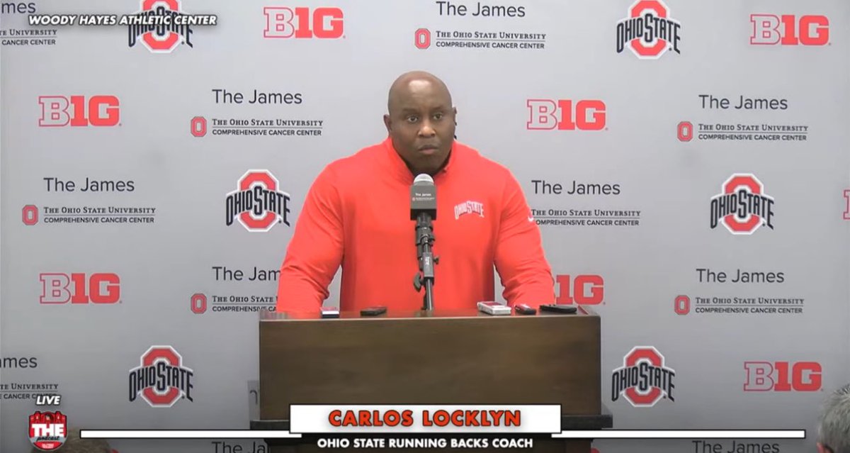 “(Ohio State) is a great logo, but I wear another logo everyday, it’s a cross around my neck. I know what I represent. That’s the greatest logo I could ever wear.” -Carlos Locklyn 🙏