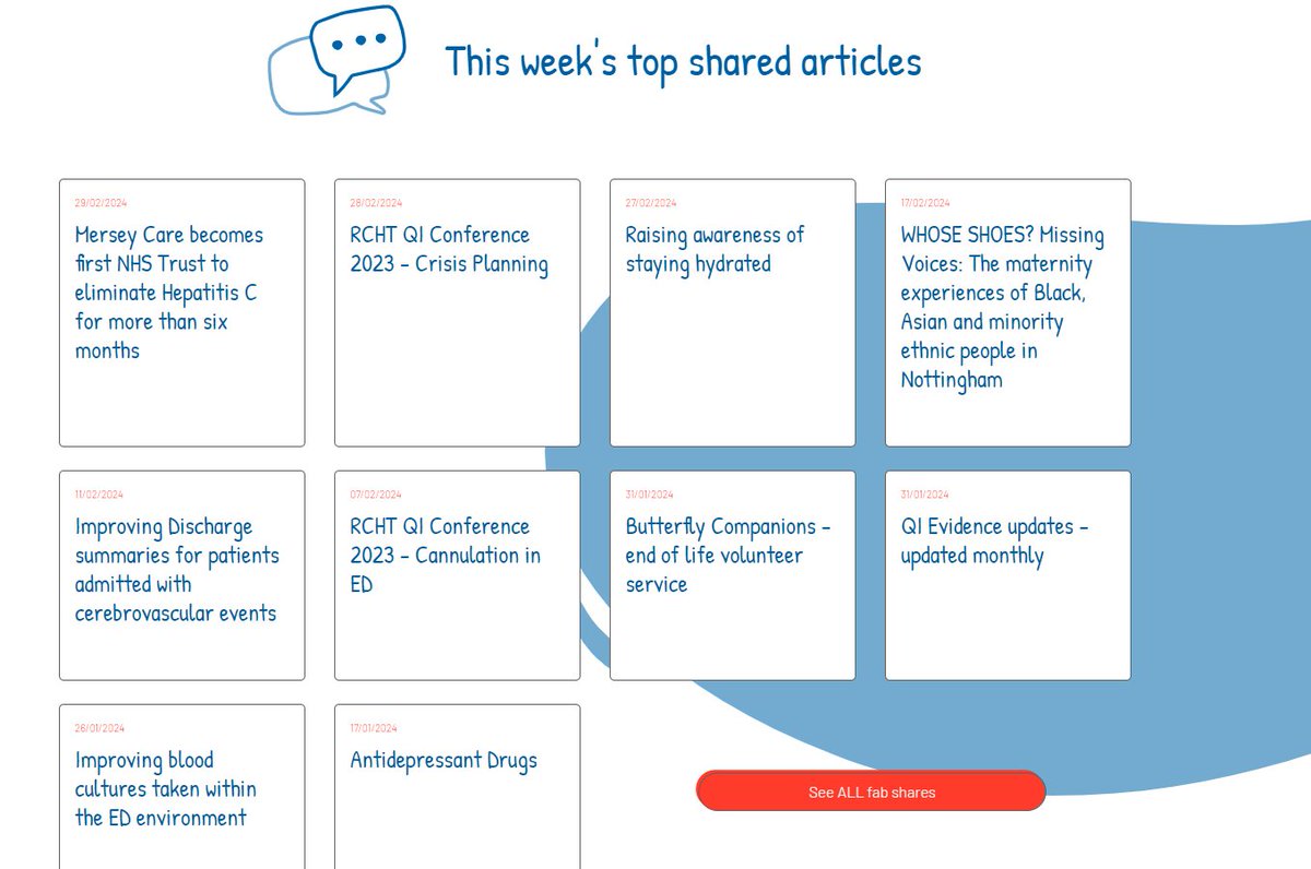 Scroll down 👇 to check out this weeks top shared articles! Is it from your team? fabnhsstuff.net @RoyLilley @DaniG4_