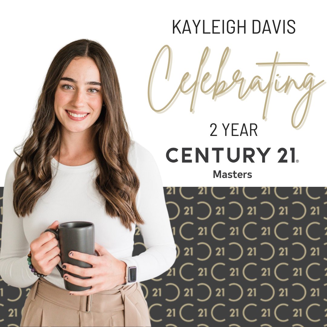 Congratulations to @kayleighdavisofficial on 2 years of success in Real Estate! ✨ 🏡  
#besttrainedagents
#besttrainedrealtors
#c21masters #clientlove