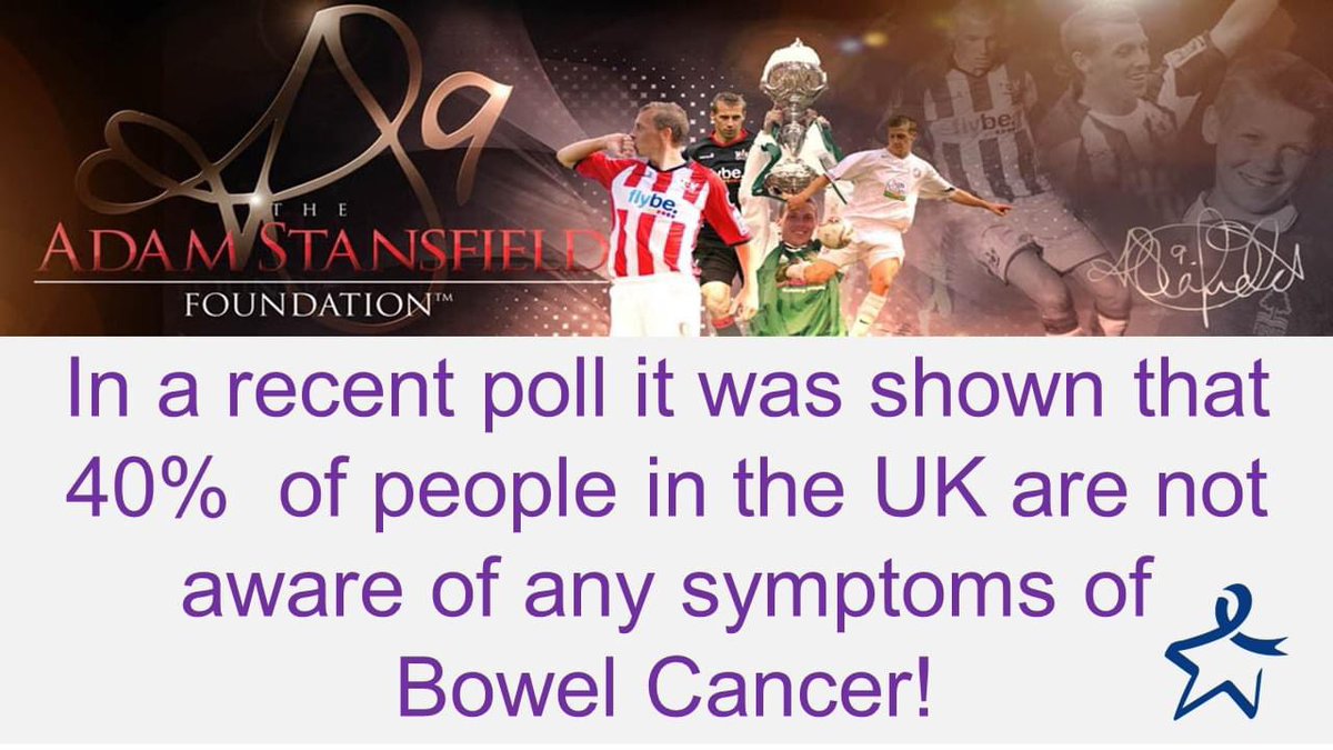 This is important - please share. It could save a life🙏🙏❤️❤️#BowelCancerAwarenessMonth @OfficialECFC @FulhamFC @BCFC