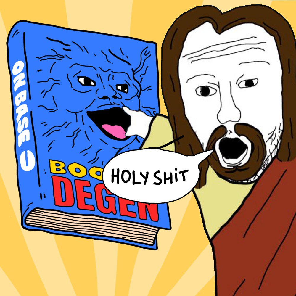 base_bode's tweet photo. HOLY SHEET !!! 

Is this the Bible for degens? 

$BODE #BODE https://t.co/9qUSvDYWx6
