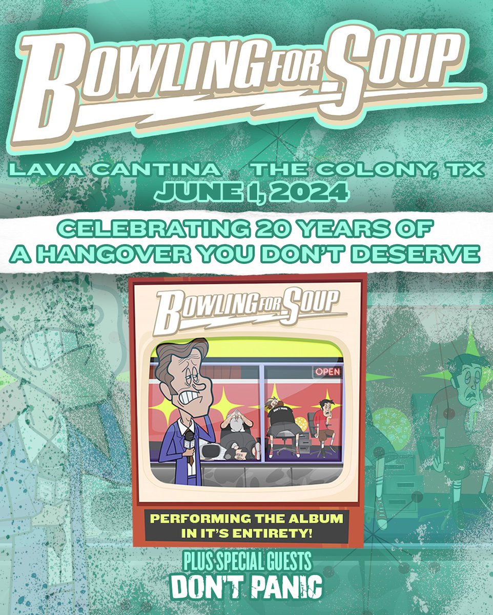 Which one will we be seeing you at? Both nights? This weekend will be LEGENDARY! May 31 - June 1 Tickets ON SALE NOW! 🎟️ 👇 BowlingForSoup.com/tour-dates