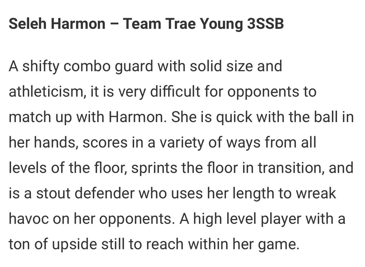 📝 17U 3SSB girls standing out at their first outing…❄️❄️ @KinleyMears @SelehHarmon @KeziahLofton32 @mathurin2025 #TeamTraeYoung