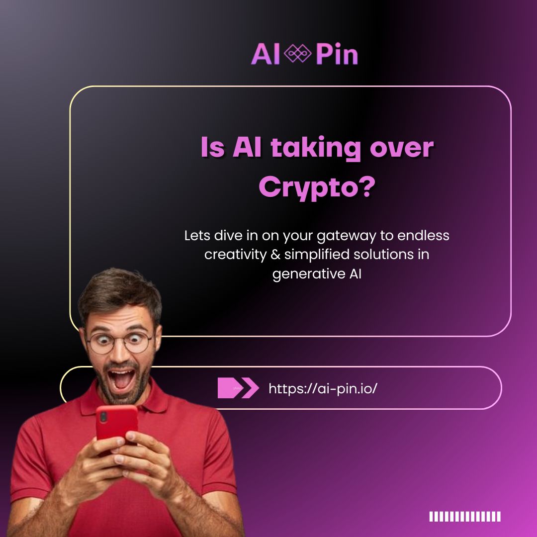 💭'Is AI taking over Crypto?'

Particularly curious as more AI-related projects launch on blockchain.

A thread to explain about #AIPIN - your gateway to endless creativity & simplified solutions in generative #AI & their tokenomics.

A thread for all🧵
