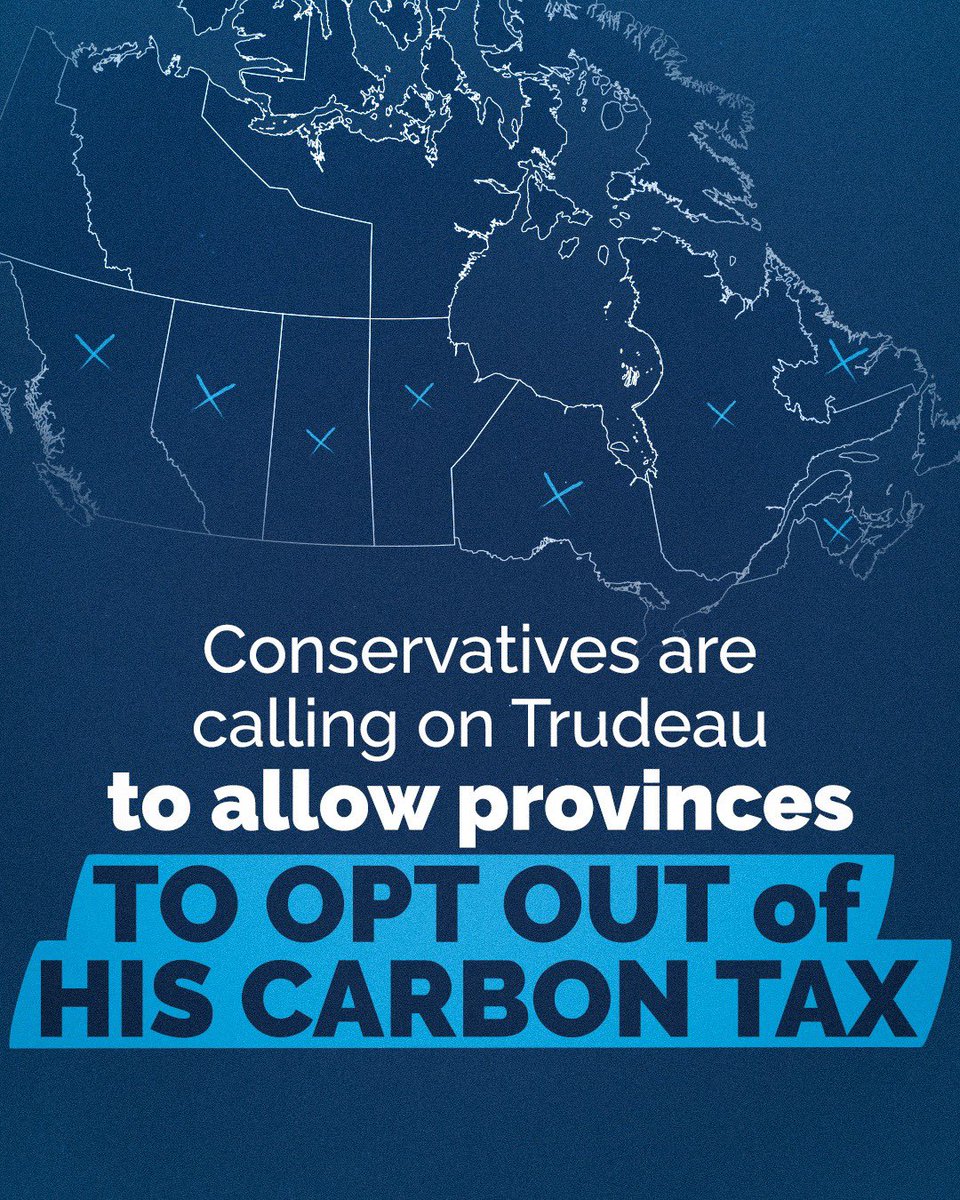 Provinces should have the right to opt out of the Trudeau tax and pursue other responsible ideas for lowering emissions without taxes. It's just common sense.