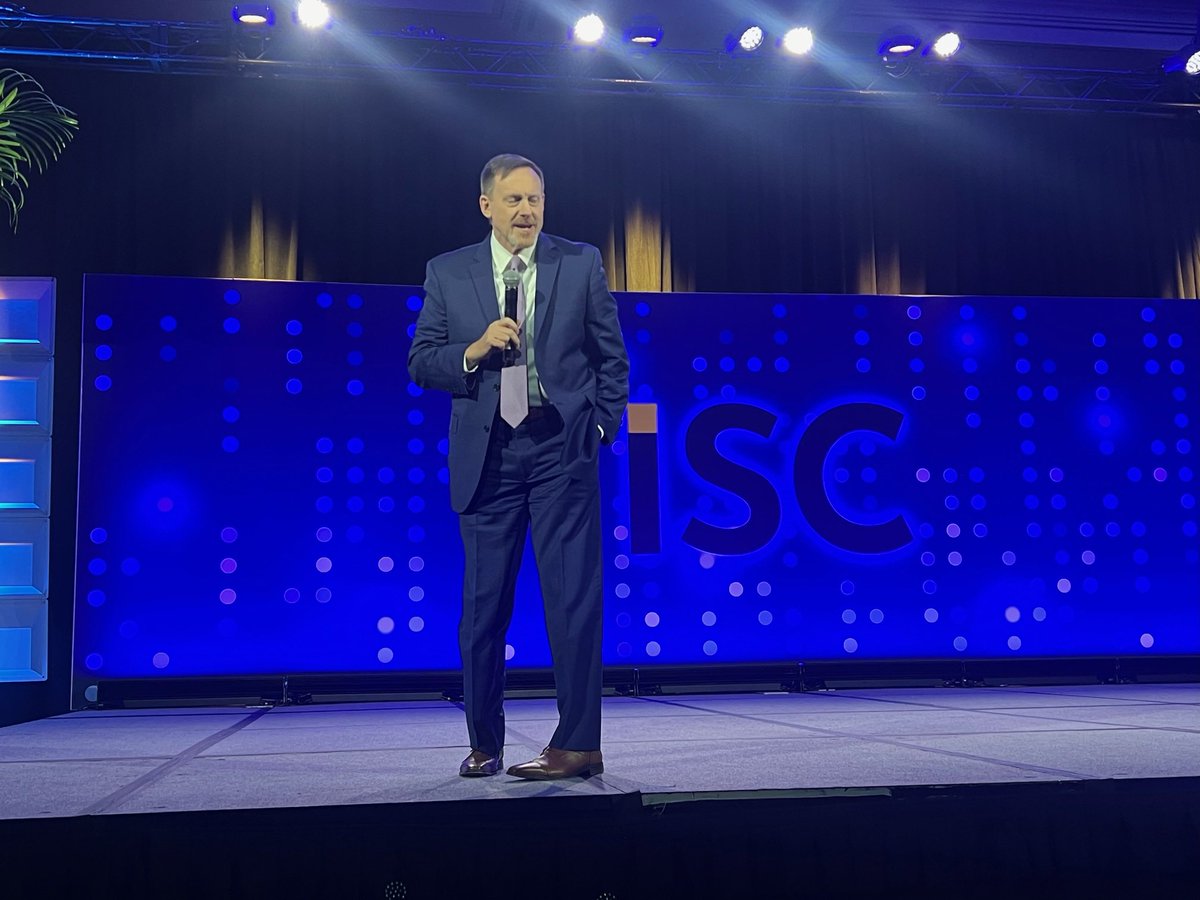 #ISCWest is off to a great start! Here are some highlights from this morning: new SIA Board Chair Scott Dunn on stage and a fantastic keynote presentation from Admiral Mike Rogers. We look forward to more great insights, activities and events! @ISCEvents #securityindustry
