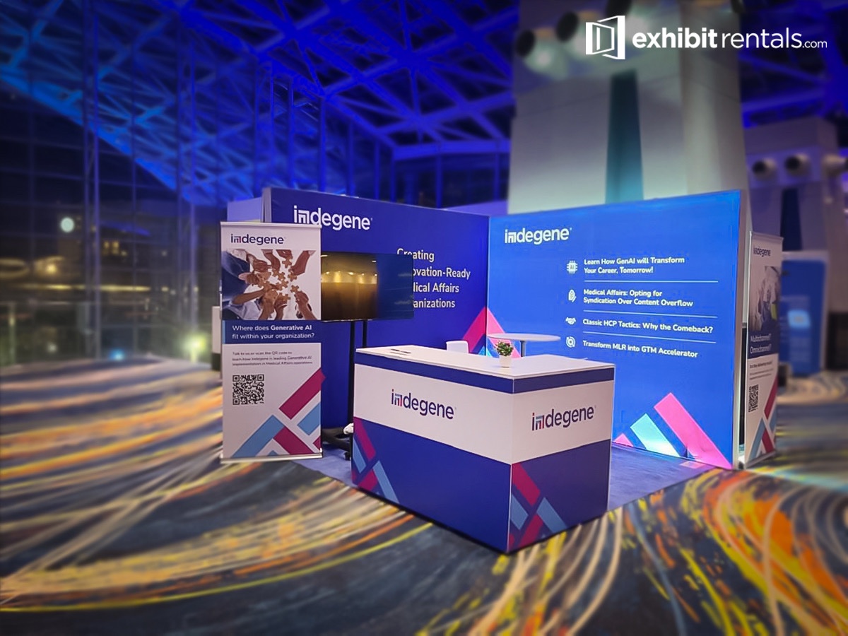 Our latest booth design for our esteemed client Indegene at MAPS 2024 in vibrant Puerto Rico, USA!

Visit our website: exhibitrentals.com

#exhibition_design #boothrental #boothdesign #exhibitdesign #exhibit