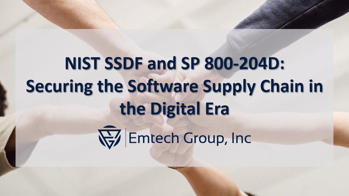 Unlock the secrets to securing your software supply chain in the digital era! Dive into our latest blog post to explore the critical role of NIST SSDF and SP-800-204D. 👉 Read more: bit.ly/3VNQ5RL #insurtech #SSC #insurance #CyberAttack #cybersecuritynews @denisegarth