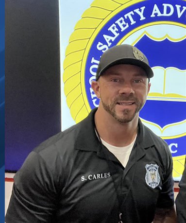 Steven Carles, 36, now former Newark police officer & school resource officer, has been charged w menacing by stalking & 3 counts of disseminating harmful material to a juvenile. nbc4i.com/news/local-new…