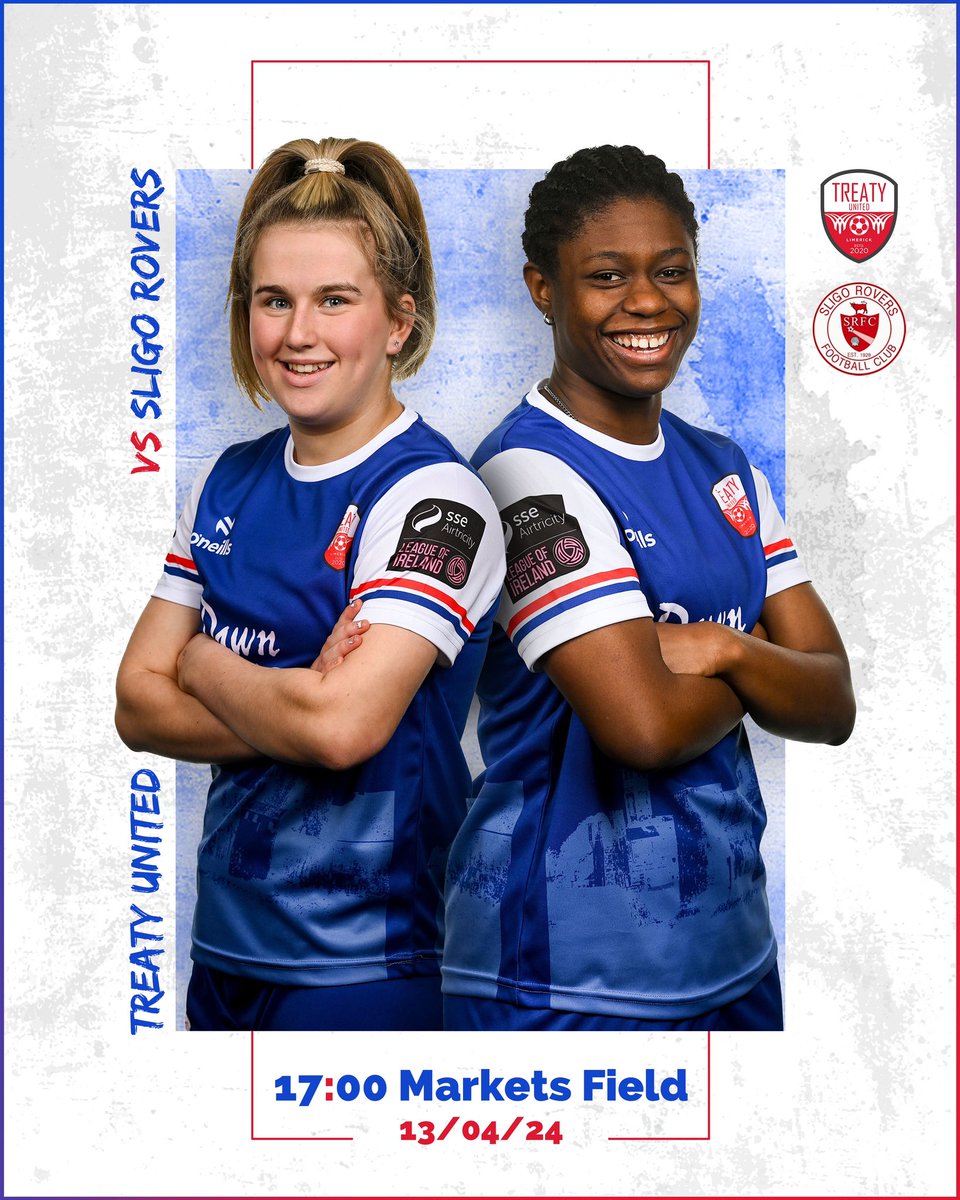 𝙏𝙝𝙚 𝙏𝙧𝙚𝙖𝙩𝙮 𝙔𝙤𝙪𝙣𝙜𝙨𝙩𝙚𝙧𝙨! The young pairing of Hannah Saidi and Katie Lawlee made for an exciting game against Shamrock Rovers at Tallaght Stadium. Why not see what they have to offer Saturday April 13th? 🫡 🎟 treatyunitedfc.com/tickets/