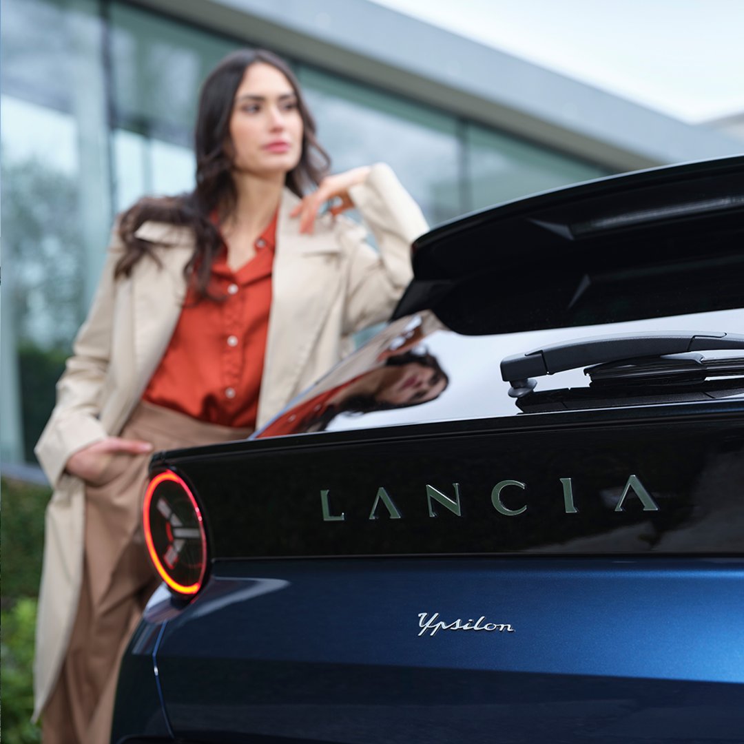 Iconic design whispers its essence through subtle details. No need for loudness; elegance and style speak powerfully without using a single word. #Lancia #NewLanciaYpsilon #Cassina #LanciaIsBack