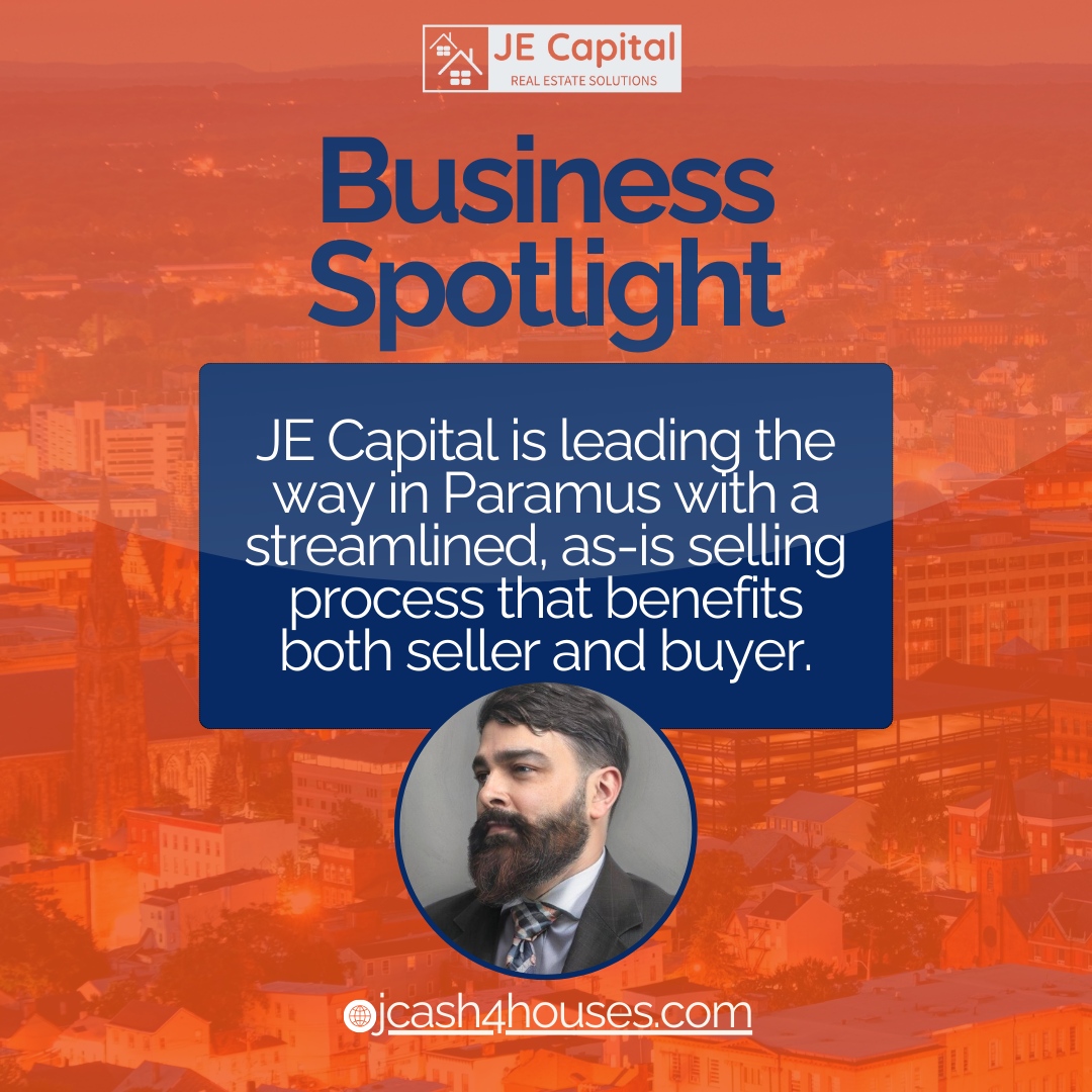Shining the spotlight on JE Capital's hassle-free selling approach in Paramus! Streamlining the process for buyers and sellers alike.

 #ParamusProperties #SellSmart #JEcapital #BusinessSpotlight #AsIsSelling #EfficientRealEstate #NoHassleSales #PropertyPros #RealEstateInnov...
