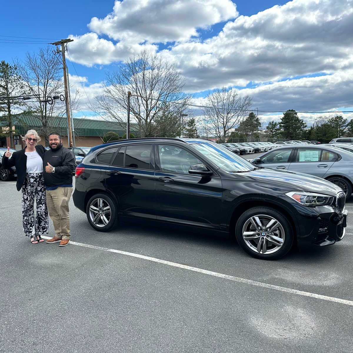 😀 Congratulations to Ms. Sanderson. She purchased this beautiful BMW X1 from David Hernandez. Cheers to another happy customer! #ShopAC #AtlanticCityCars #LuxuryCars