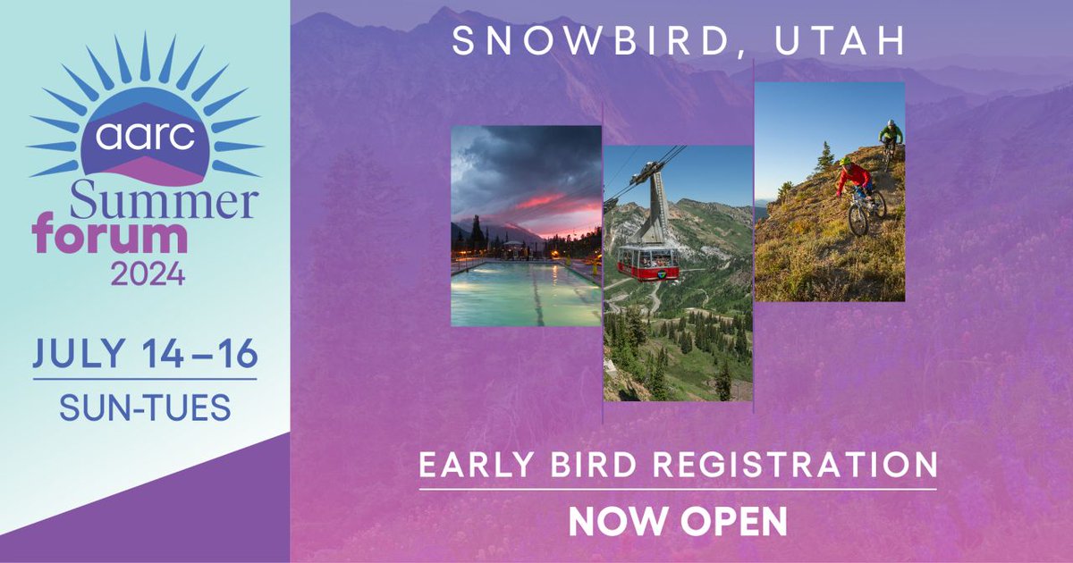 Registration for Summer Forum is NOW OPEN! Act fast to take advantage of Early Bird Pricing, now - April 16th! lnkd.in/g4v_4WNH